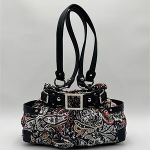 Wilsons Leather Multicolor Paisley Shoulder Bag